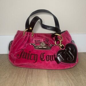 Vintage Juicy Couture Pink Velour purse